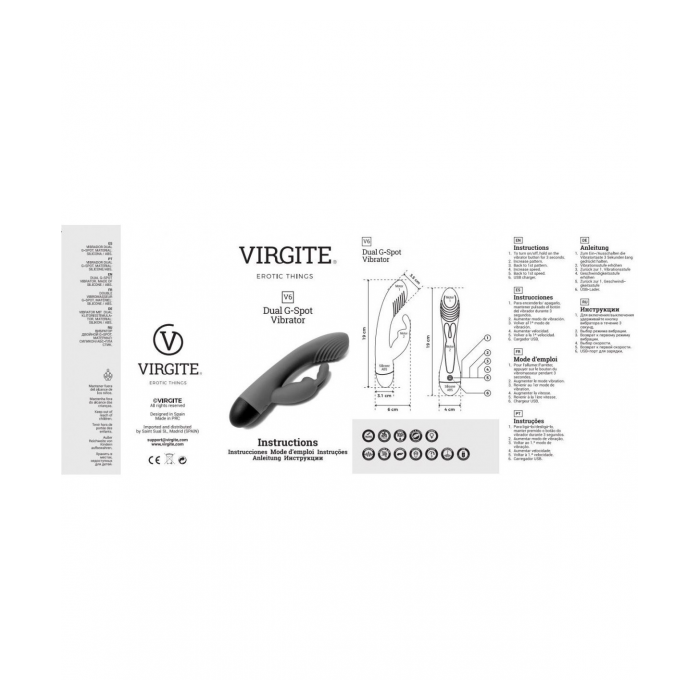 VIRGITE V6 VIBES - DUAL G SPOT VIBRATOR